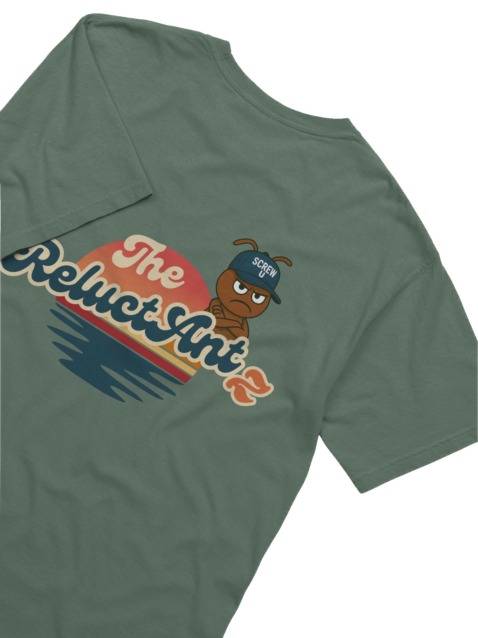 Screw U T-Shirt by The ReluctAntz – Blue Spruce product image (6)