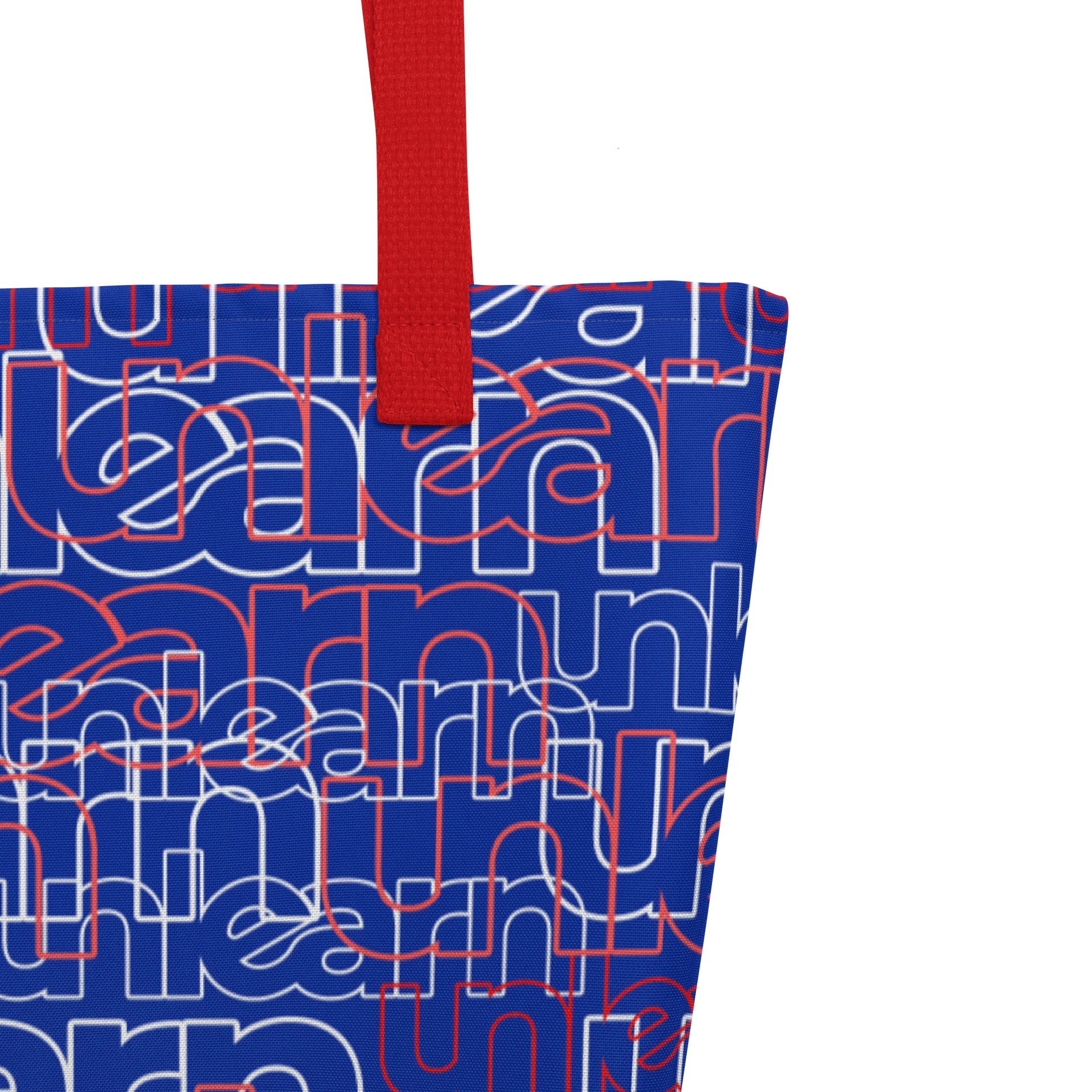 Wired Tote Bag: Blue product image (3)