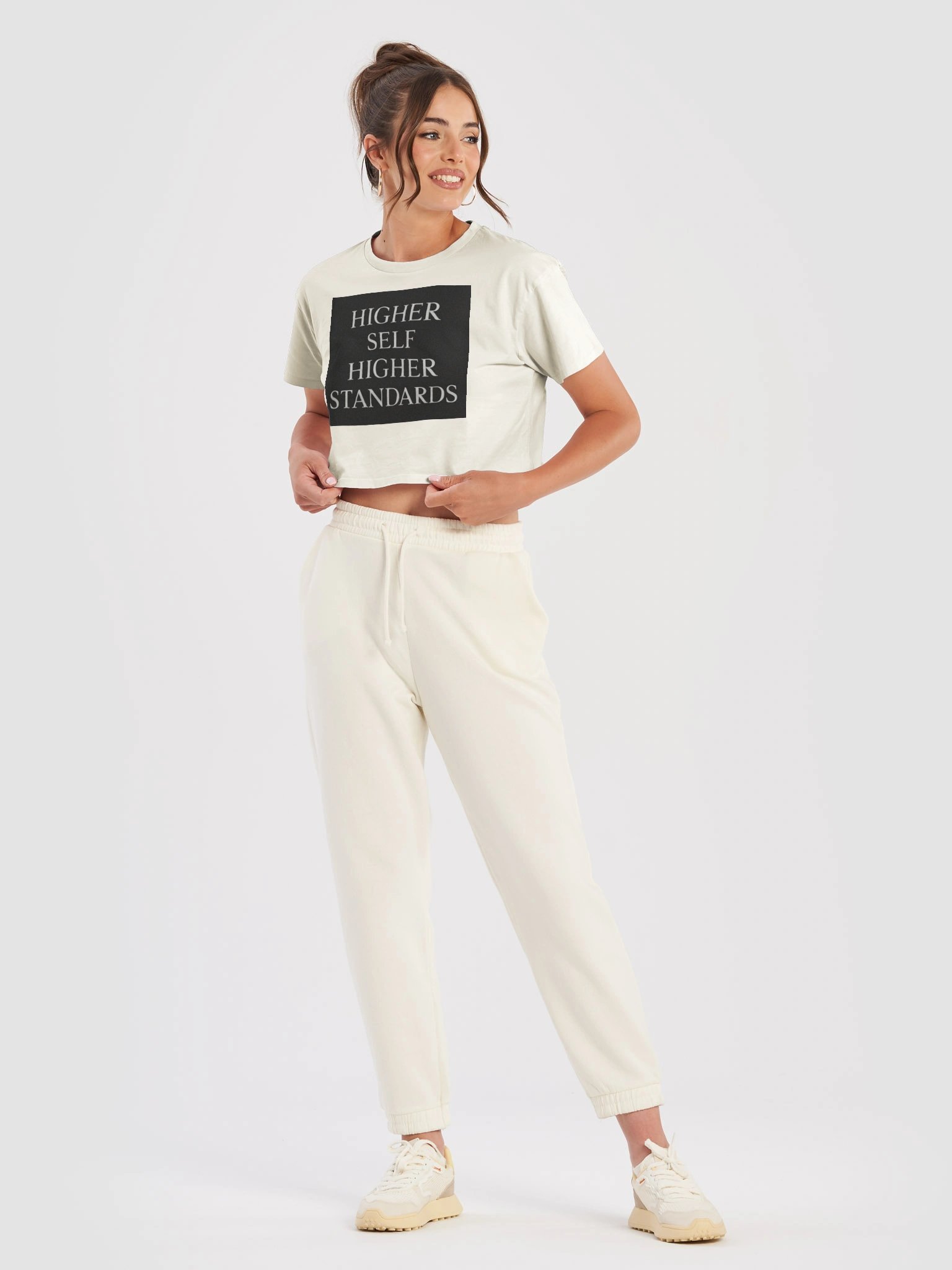 Higher Self, Higher Standards Crop Tee product image (5)