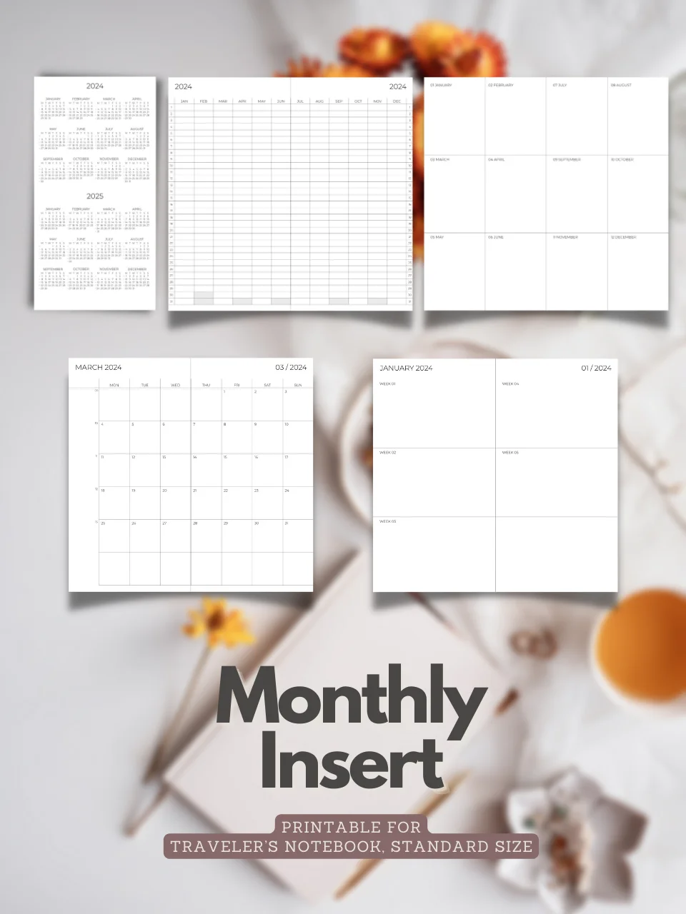 [2026] Dated Monthly Spreads - TN Standard Size product image (1)
