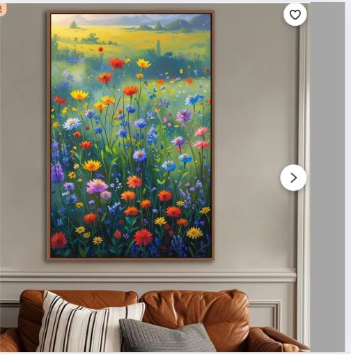 Wildflower Field Framed Wall Art product image (4)
