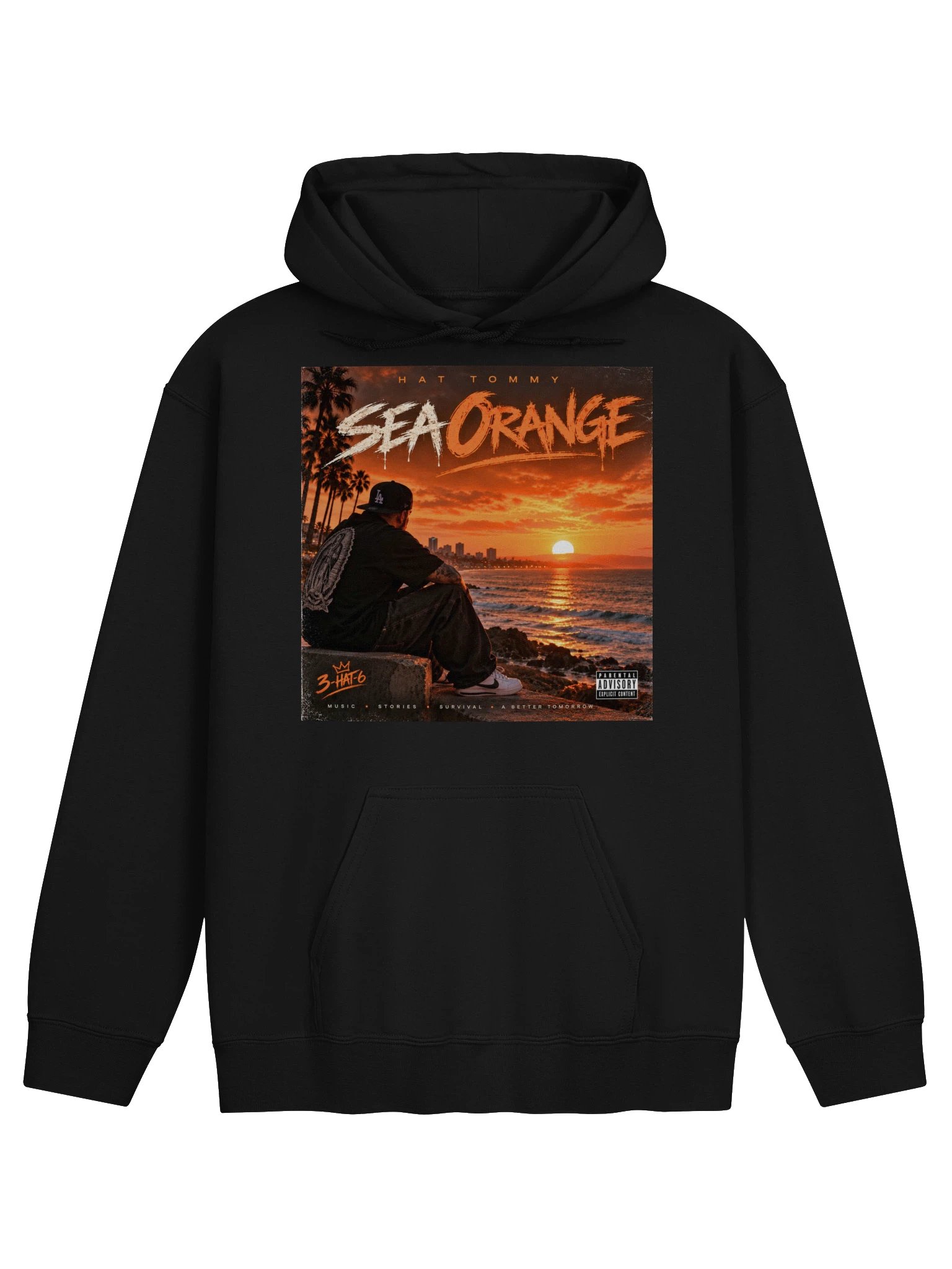 Sea Orange GILDAN Front Artwork Hoodie product image (1)
