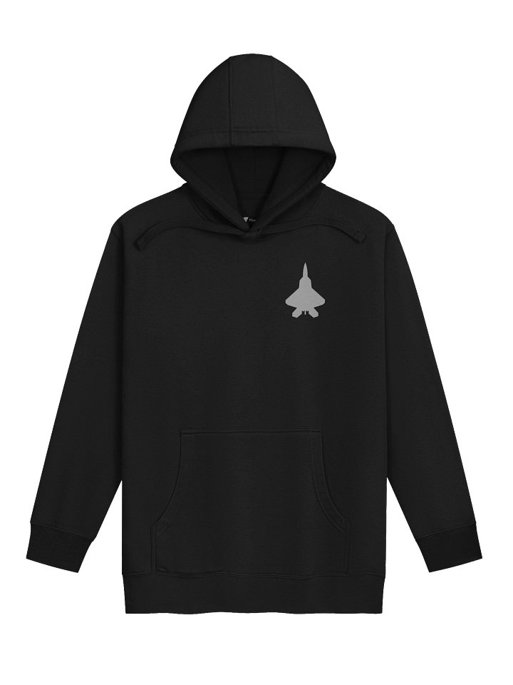 Lockheed Martin F-22 Raptor Silhouette Unisex Hoodie product image (4)