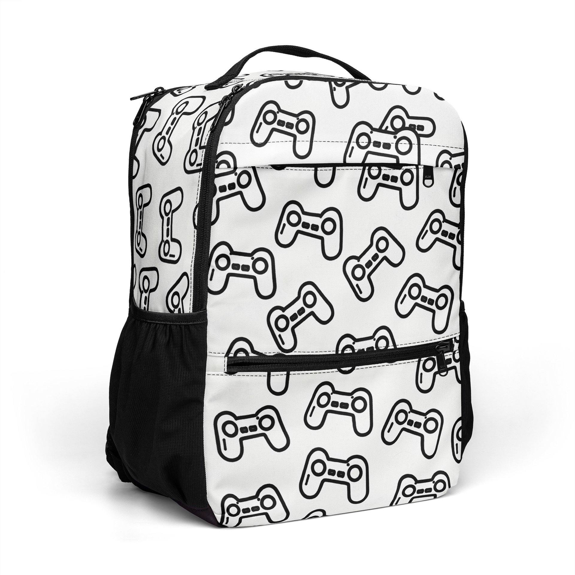 SAC À DOS IMPRIMÉ INTÉGRAL MANETTE NOIR product image (7)