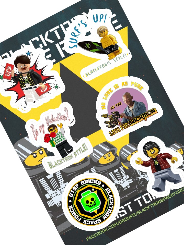 Blacktron Space Force Sticker Pack 2 product image (1)