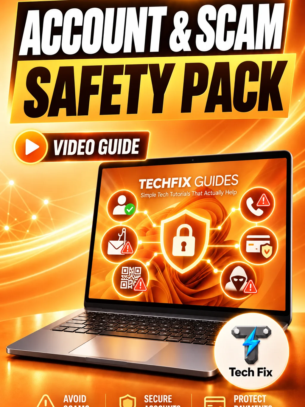 Account & Scam Safety Pack – Video Guide product image (1)