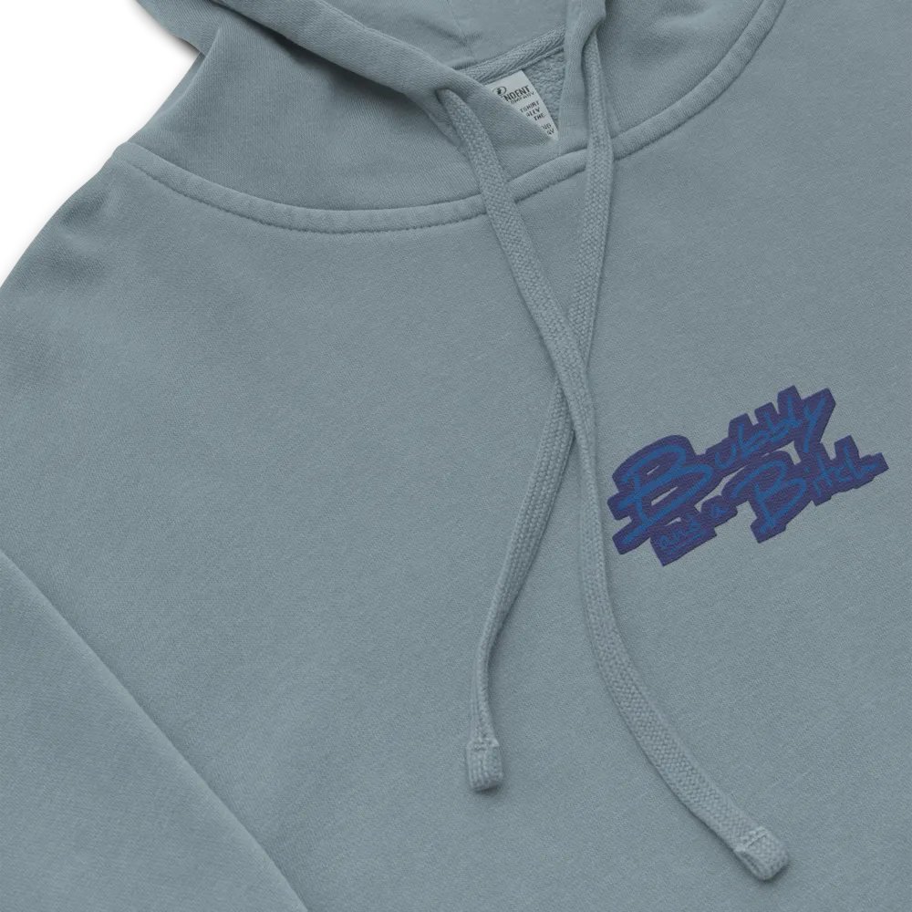 Bubbly and a B*tch (C. lake design) embroidered pigment-dyed hoodie product image (1)