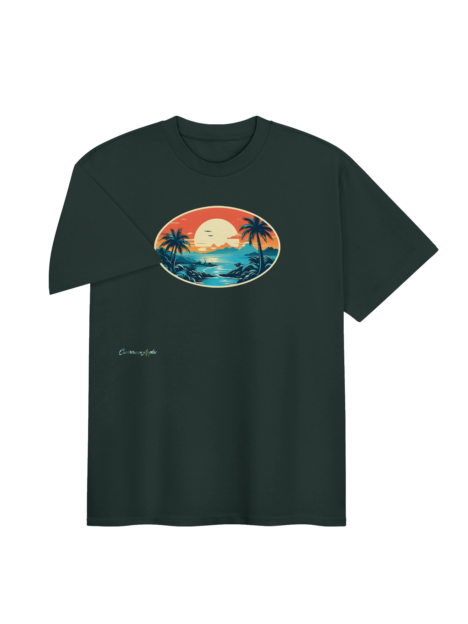 CaribbeanApples - Twilight Bays - Sunset | Heavy T-shirt | 5 Colors product image (11)