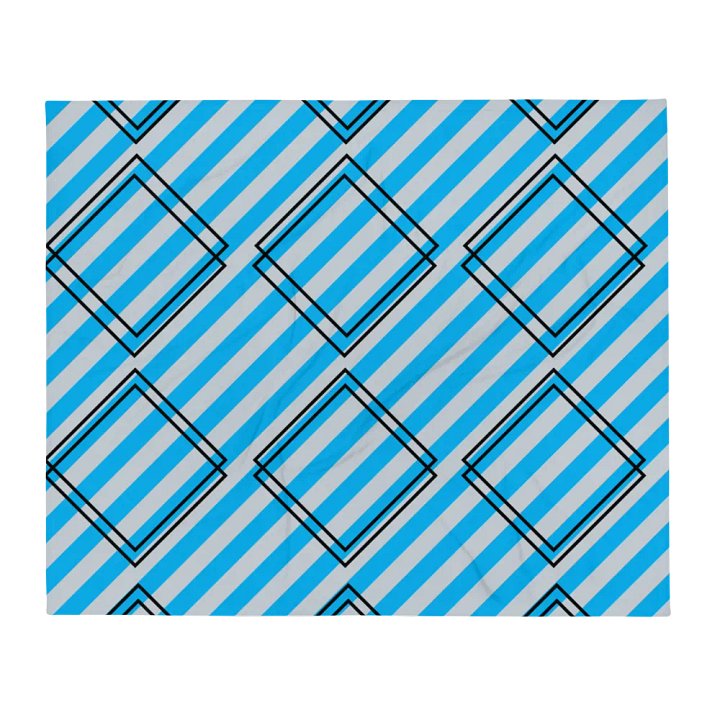 Double Diamond And Stripes Patterned Blanket product image (2)