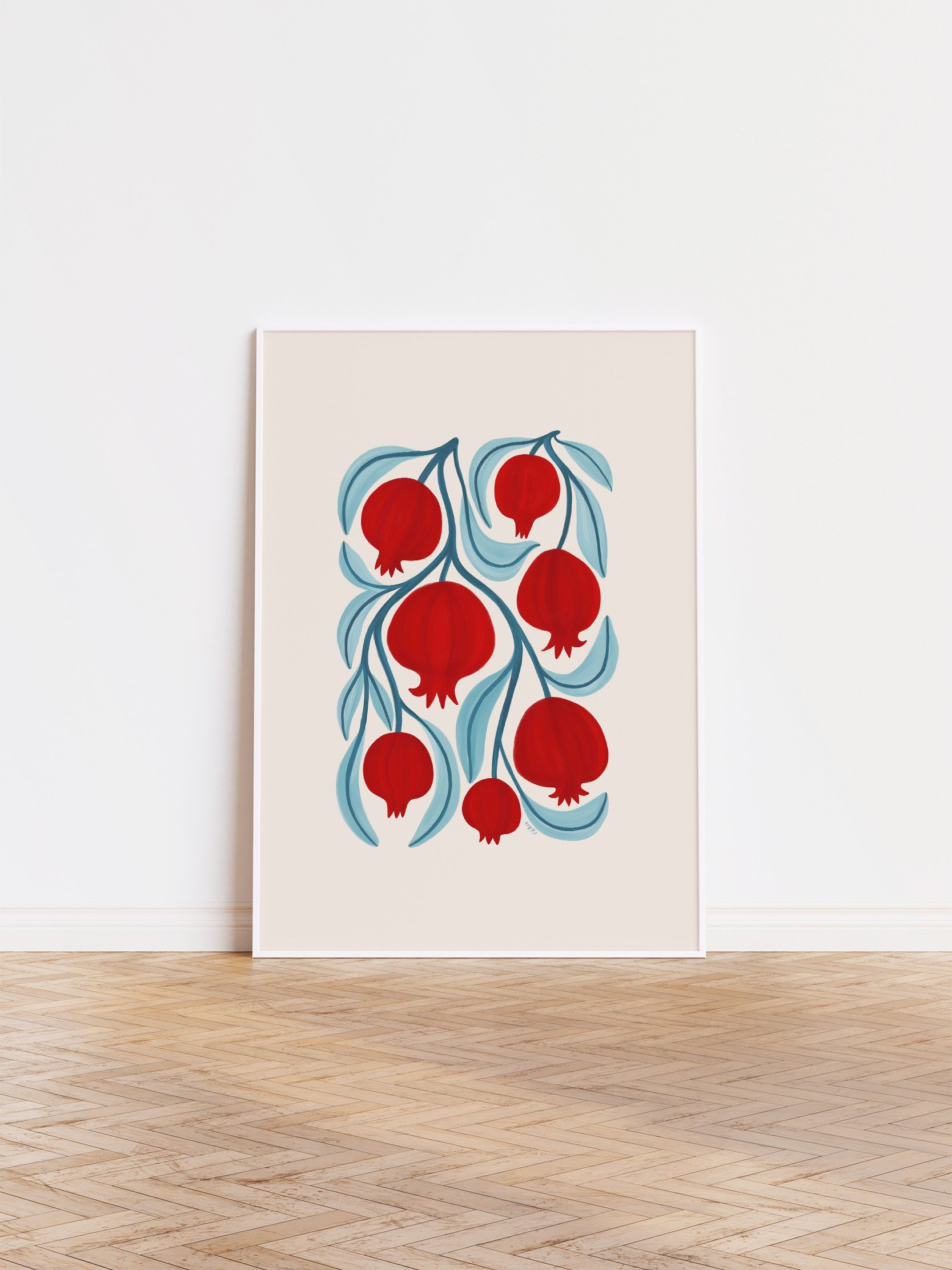 Red Pomegranate Wall Art Prints product image (1)