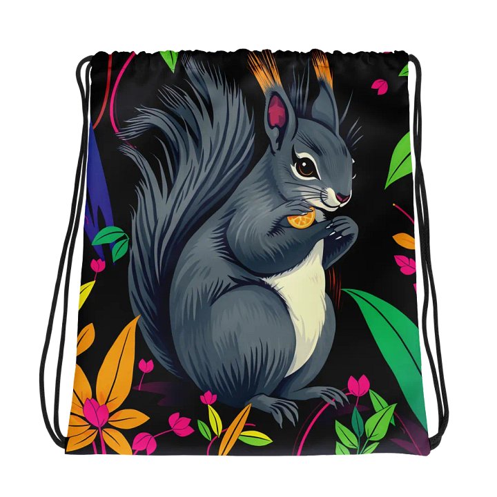 Vibrant Squirrel Paradise Drawstring Bag product image (1)