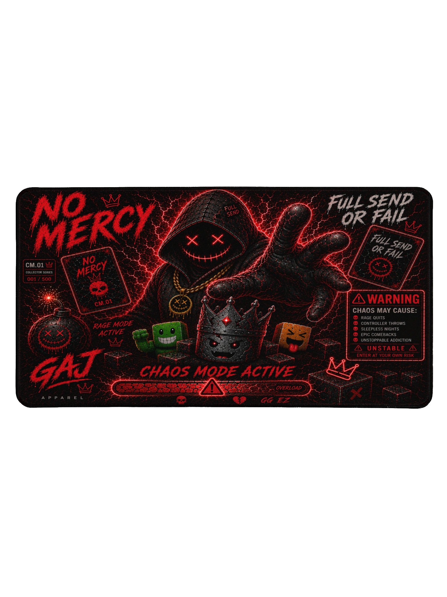 GAJ - CM.01 – Chaos Mode Gaming Desk Mat product image (1)