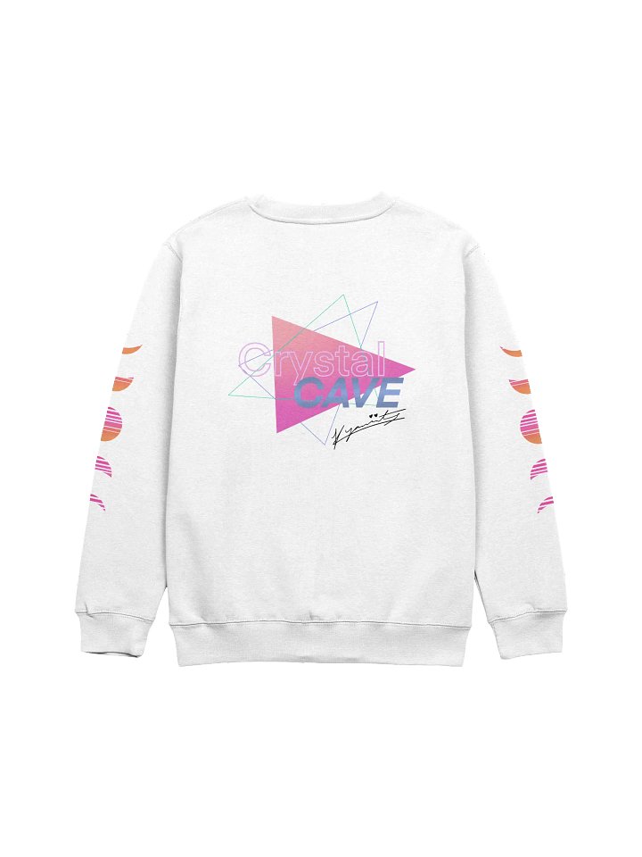 Crystal Cave Sweatshirt WHITE product image (2)