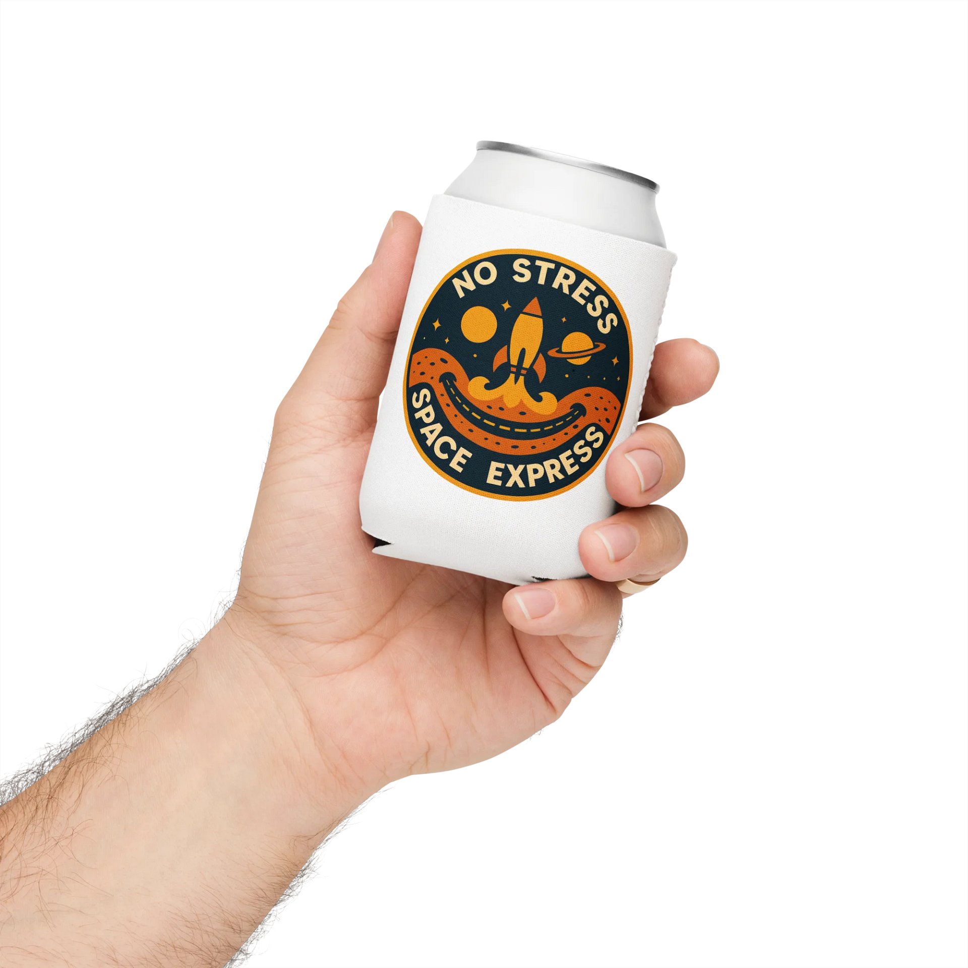 No Stress Space Express Can Coozie product image (4)