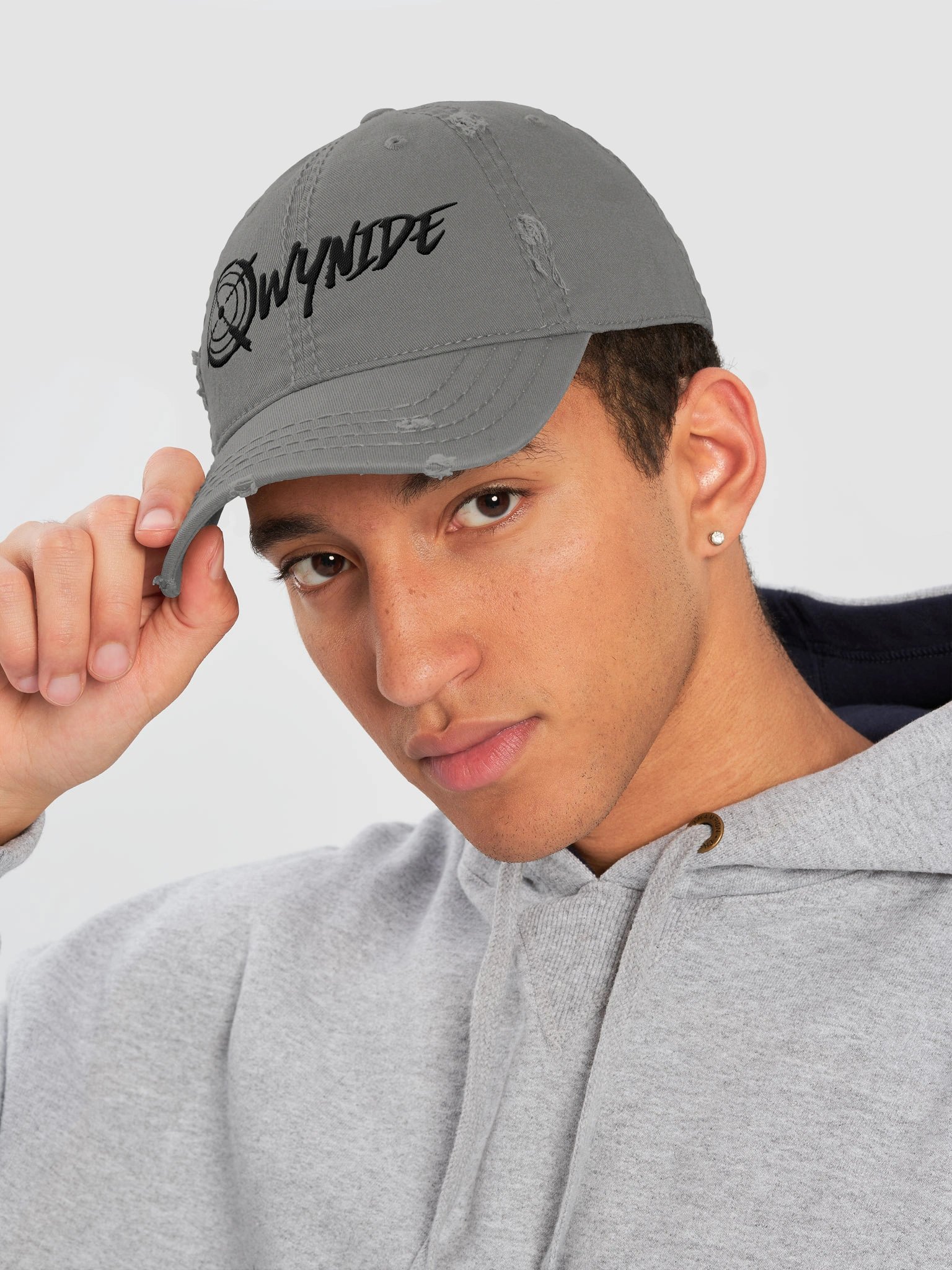 Represent Series Distressed Dad Hat - Qwynide - BlkOut product image (13)