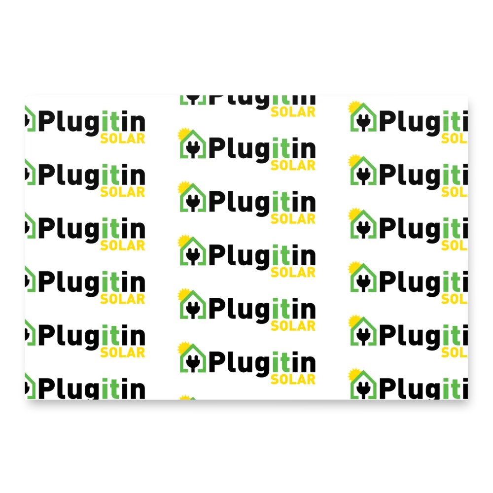 Plug It In Solar High-Quality Wrapping Paper Sheets (Set of 3) product image (3)