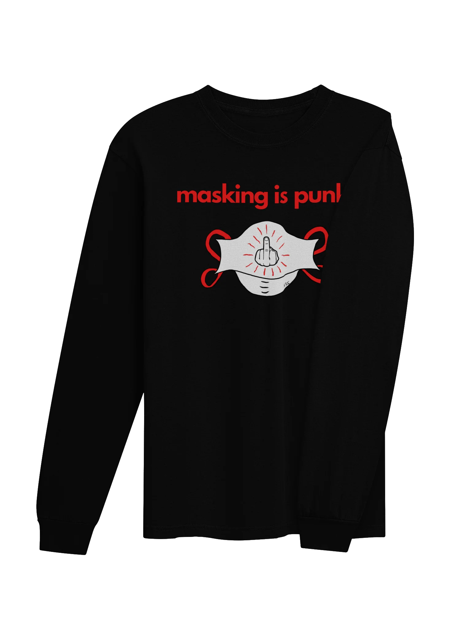 Masking Is Punk long sleeve tee product image (19)