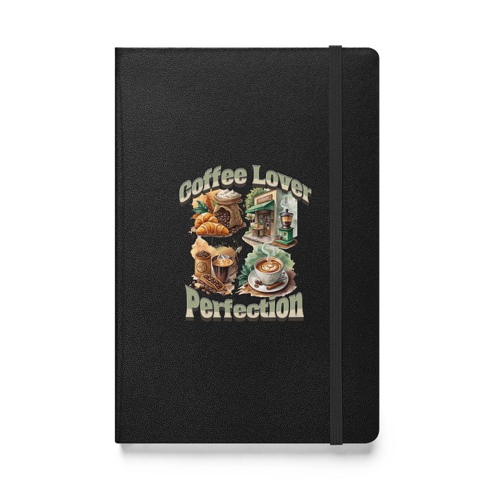 Coffee Lover Perfection Hardcover Journal product image (1)
