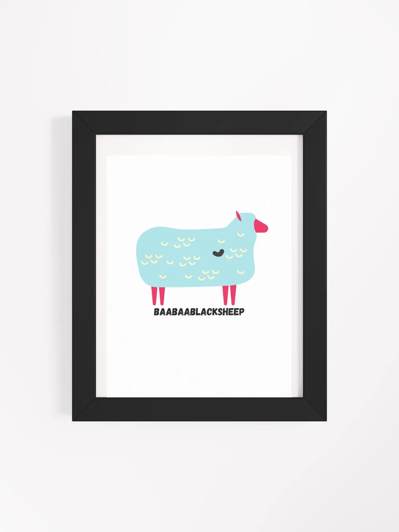 Baabaa Black Sheep Framed Poster product image (71)