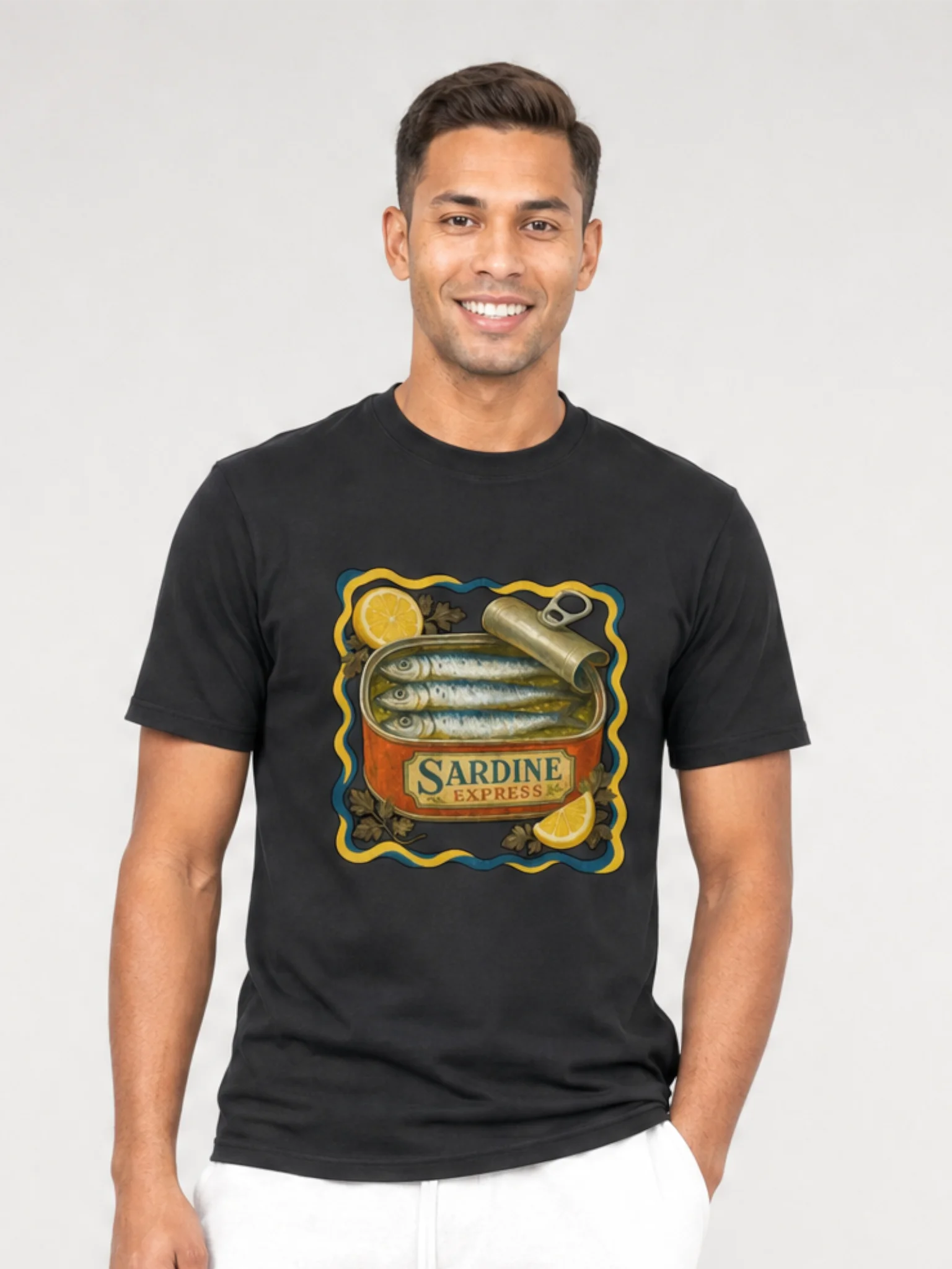 Sardine Express Graphic T-Shirt product image (2)
