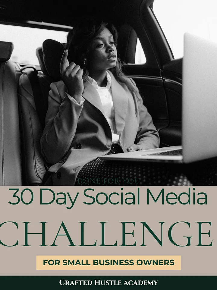 30 Day Social Media Challenge Ebook product image (1)