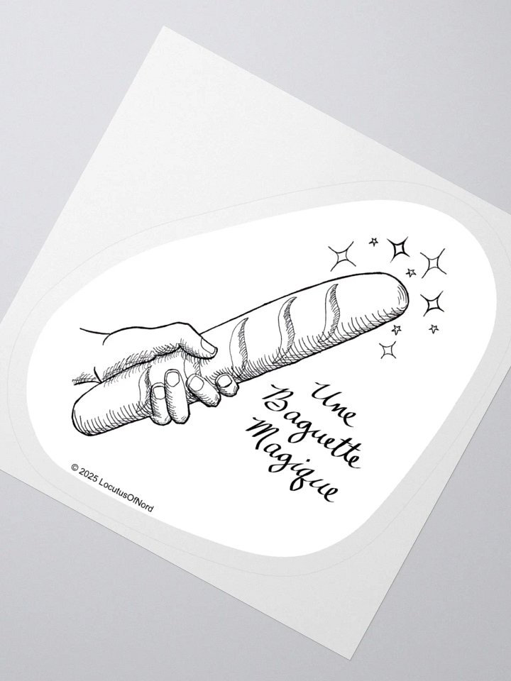 Punny Baguette Sticker product image (6)