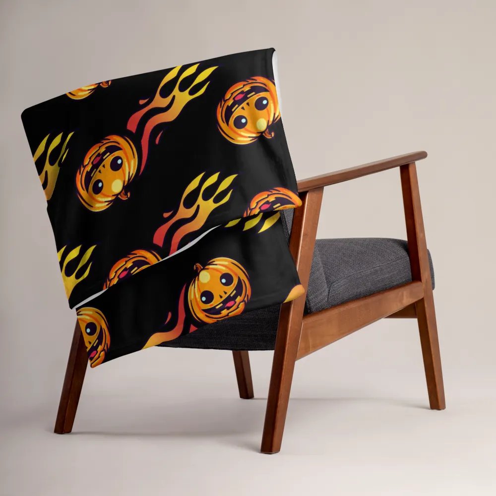 MSLA Halloween Pumpkin - Throw Blanket product image (3)