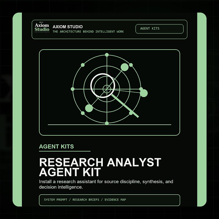 The Axiom Agent Instruction Kit - Research Analyst product image (1)