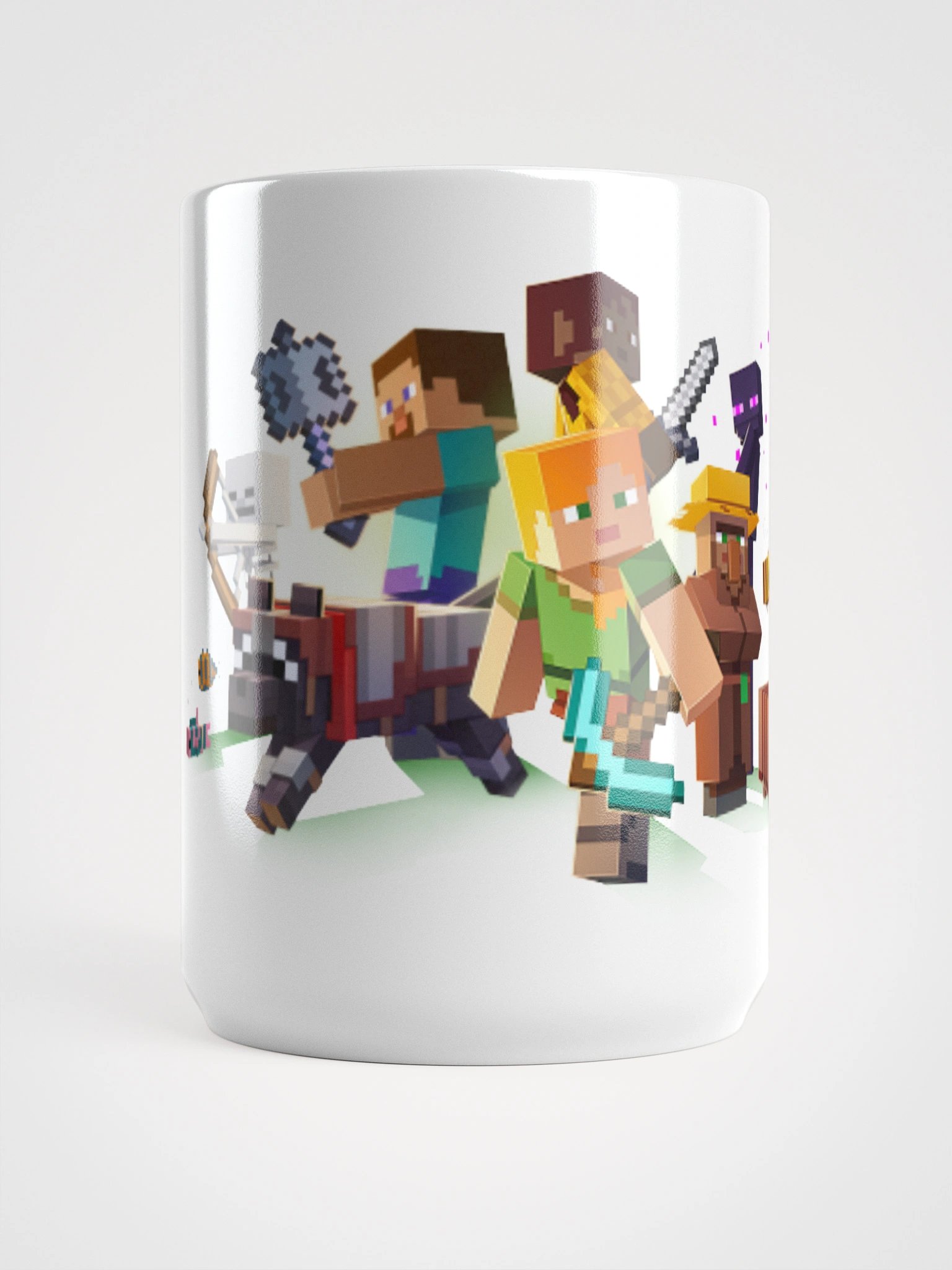Minecraft White Glossy Mug product image (5)