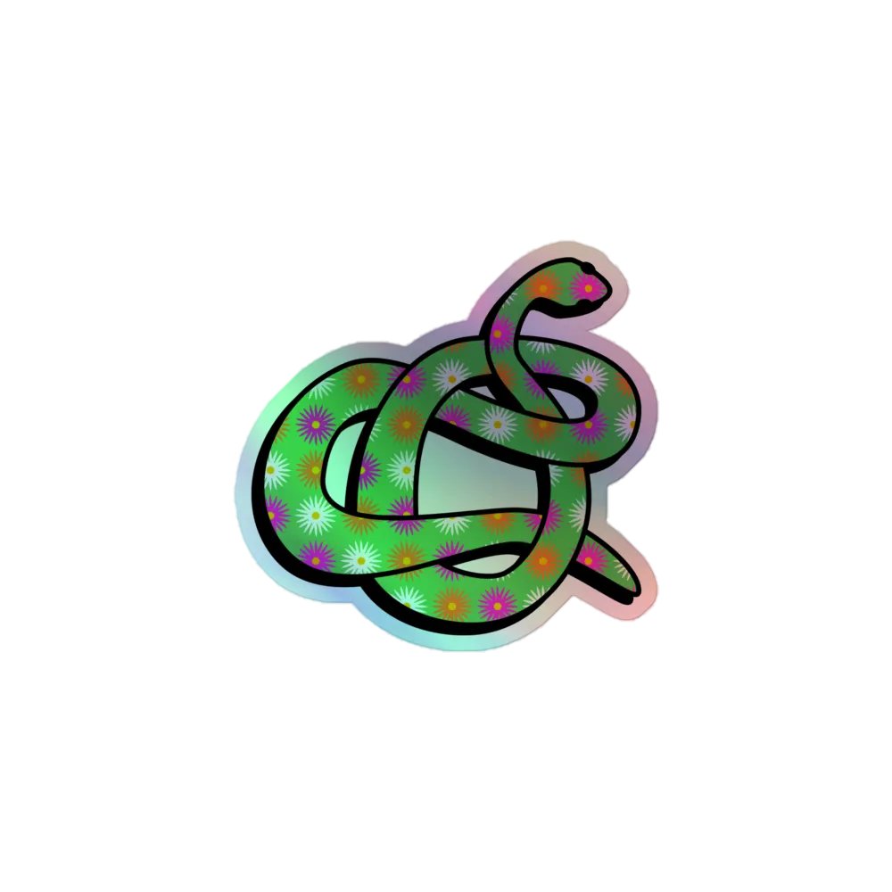 Snake Loop Holo Sticker product image (1)