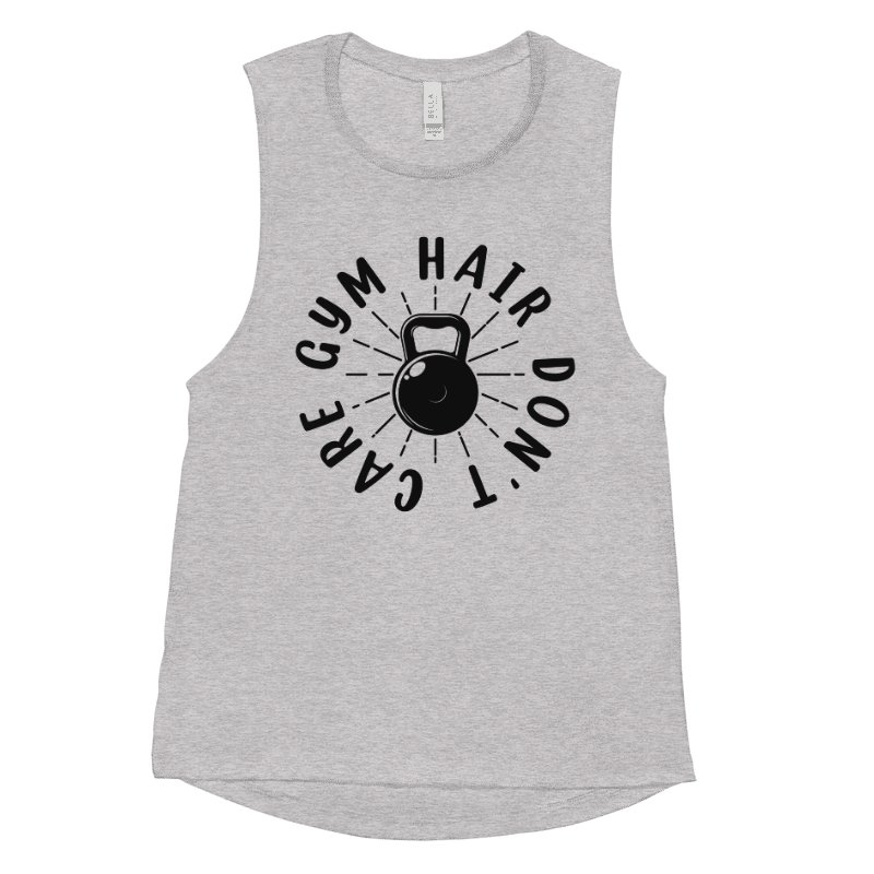 Hair Gym Don't Care - Flowy Muscle Tank product image (5)