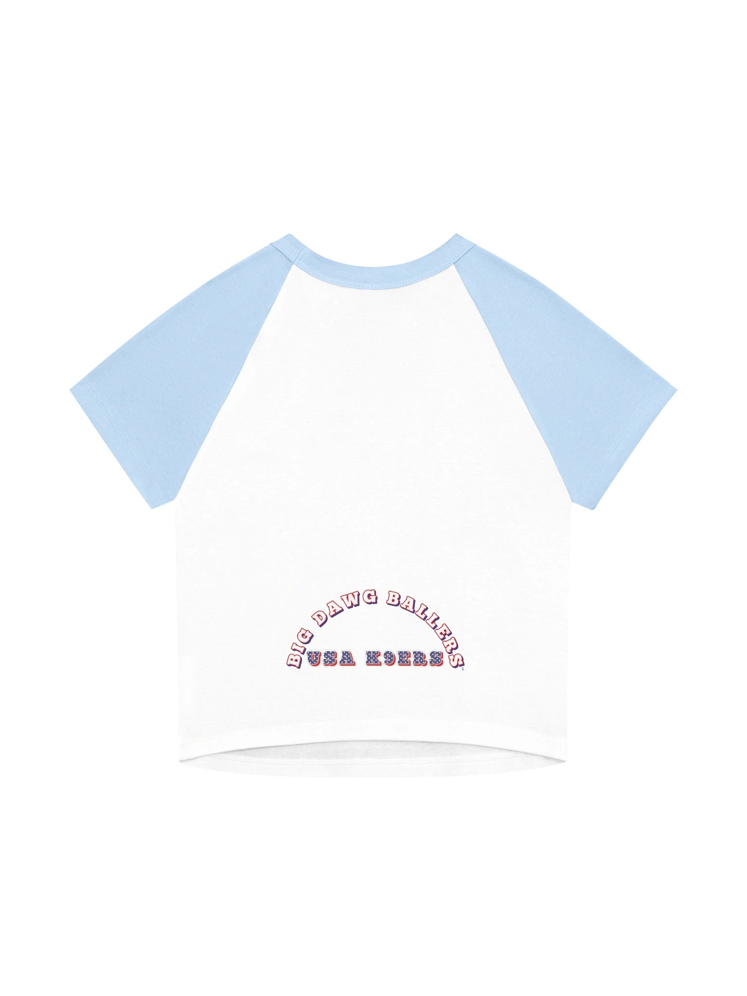 USA K9ERS White Poodle Soccer Micro Tee product image (4)