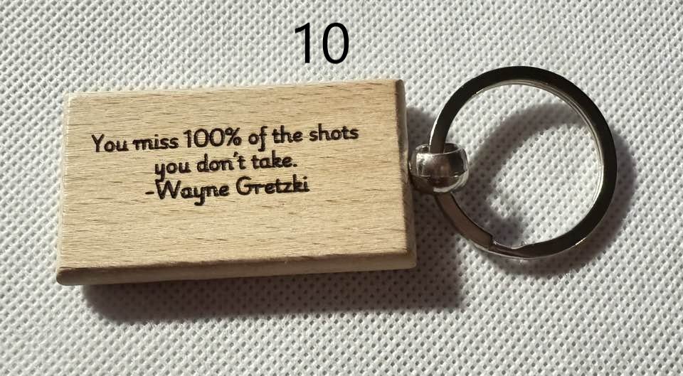 Wooden Engraved Keychains with Sayings & Quotes | Sweet, Sassy, Friendship & Love (2) product image (10)