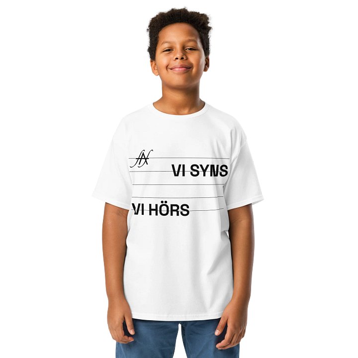 Vi syns vi hörs, barn, vit product image (1)