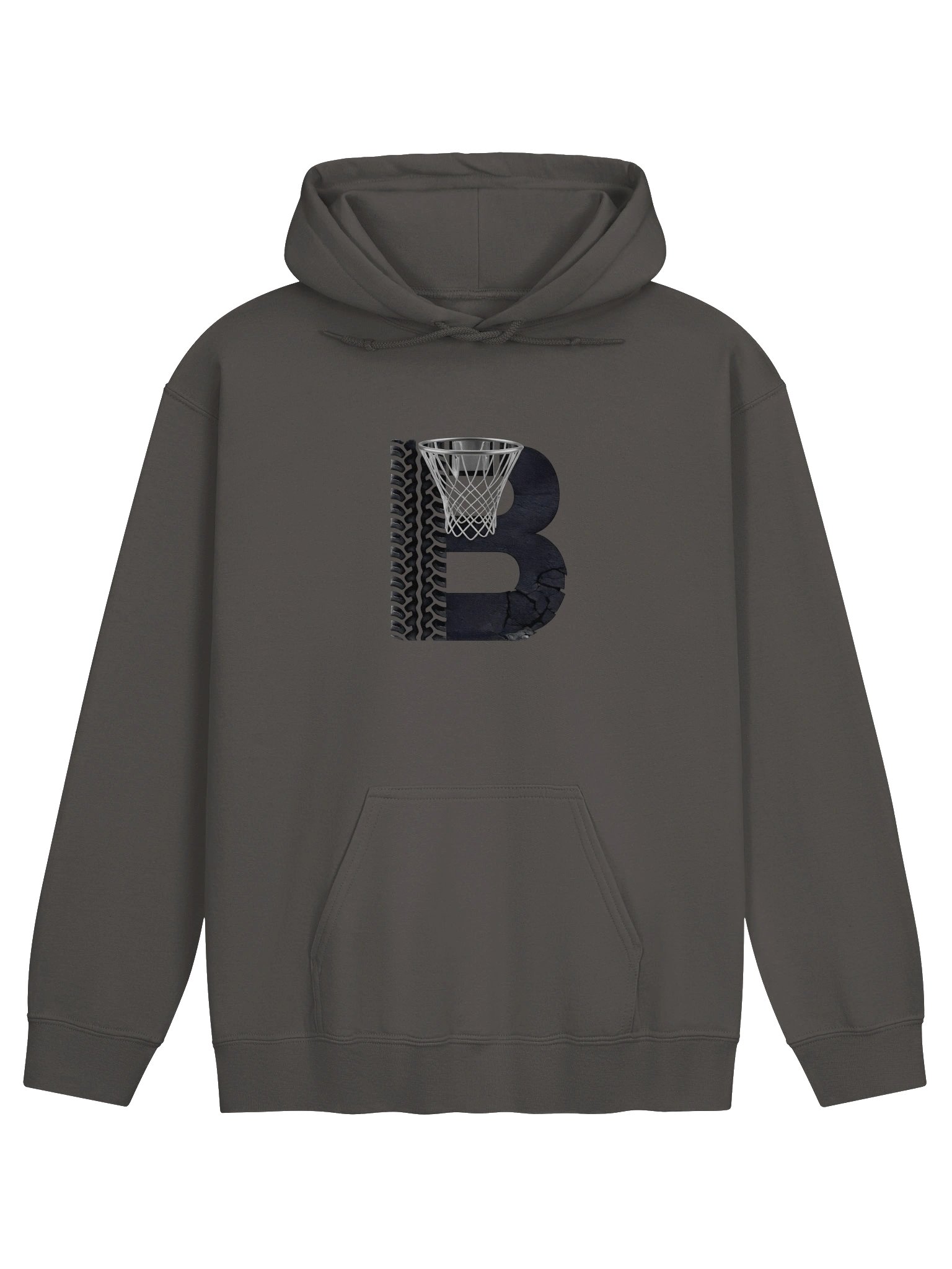 Blacktop Brand Basketball B Hoops Hoodie product image (1)