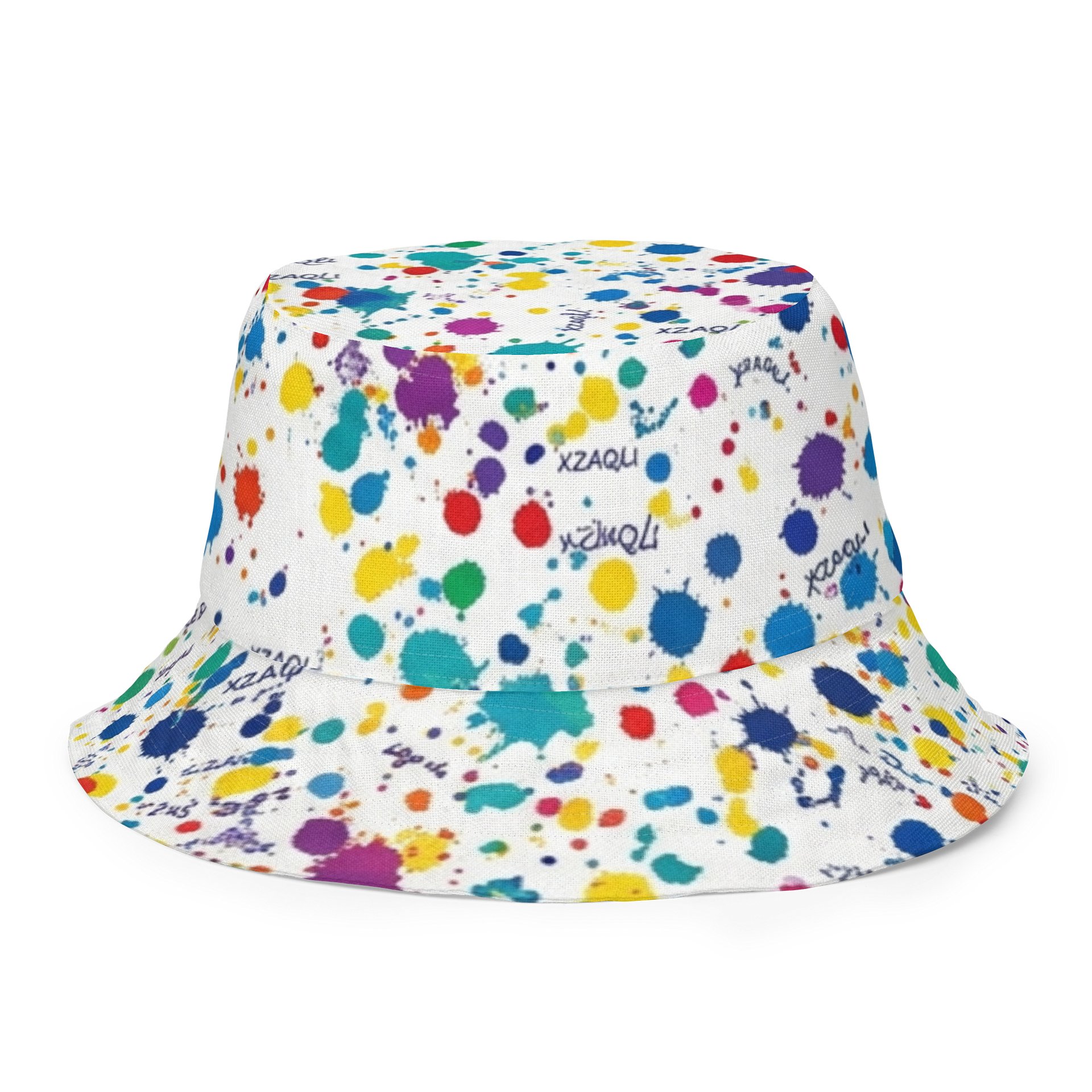 XZAQLI DripStream Bucket Hat (White) product image (1)