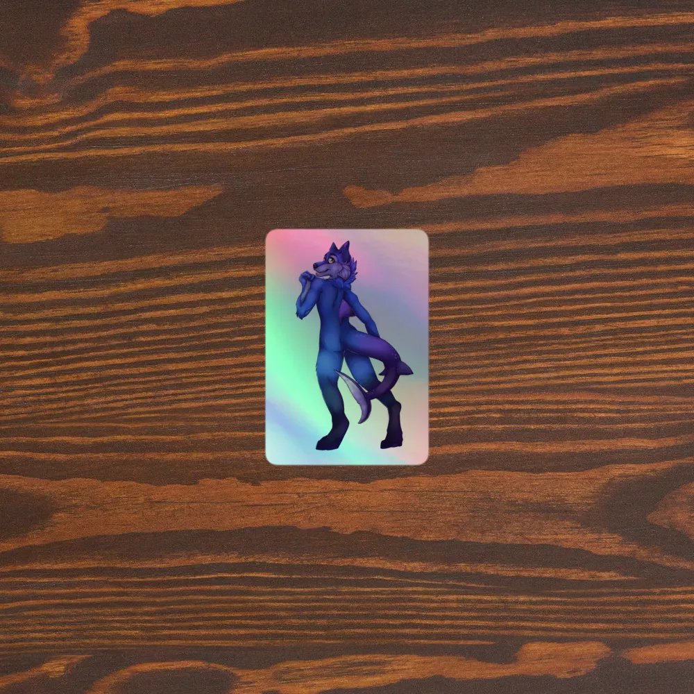 jaws holo sticker product image (5)