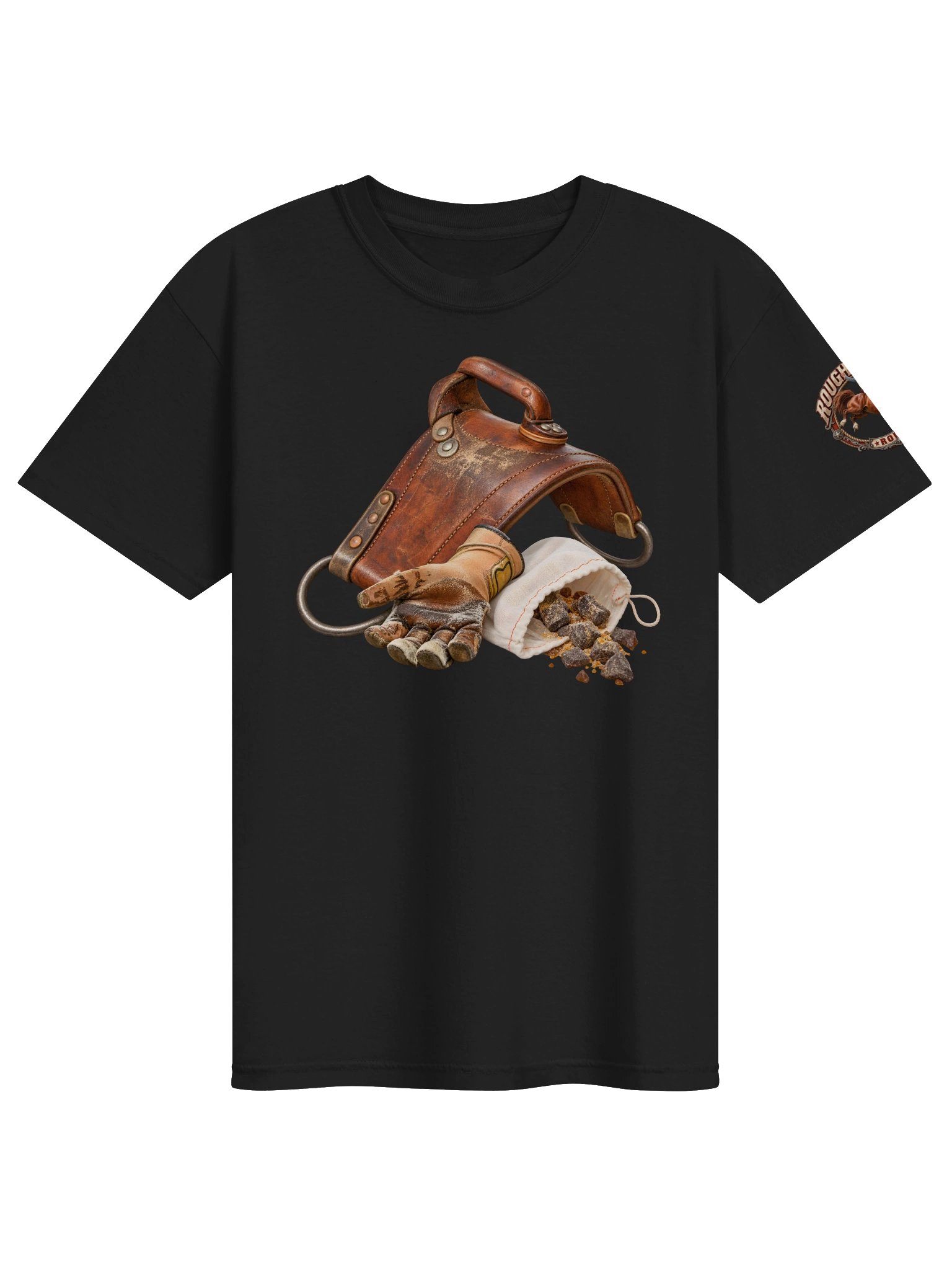 Bareback Bronc Rigging & Rosin T-Shirt | ROUGHSTOCK RODEO™ product image (3)