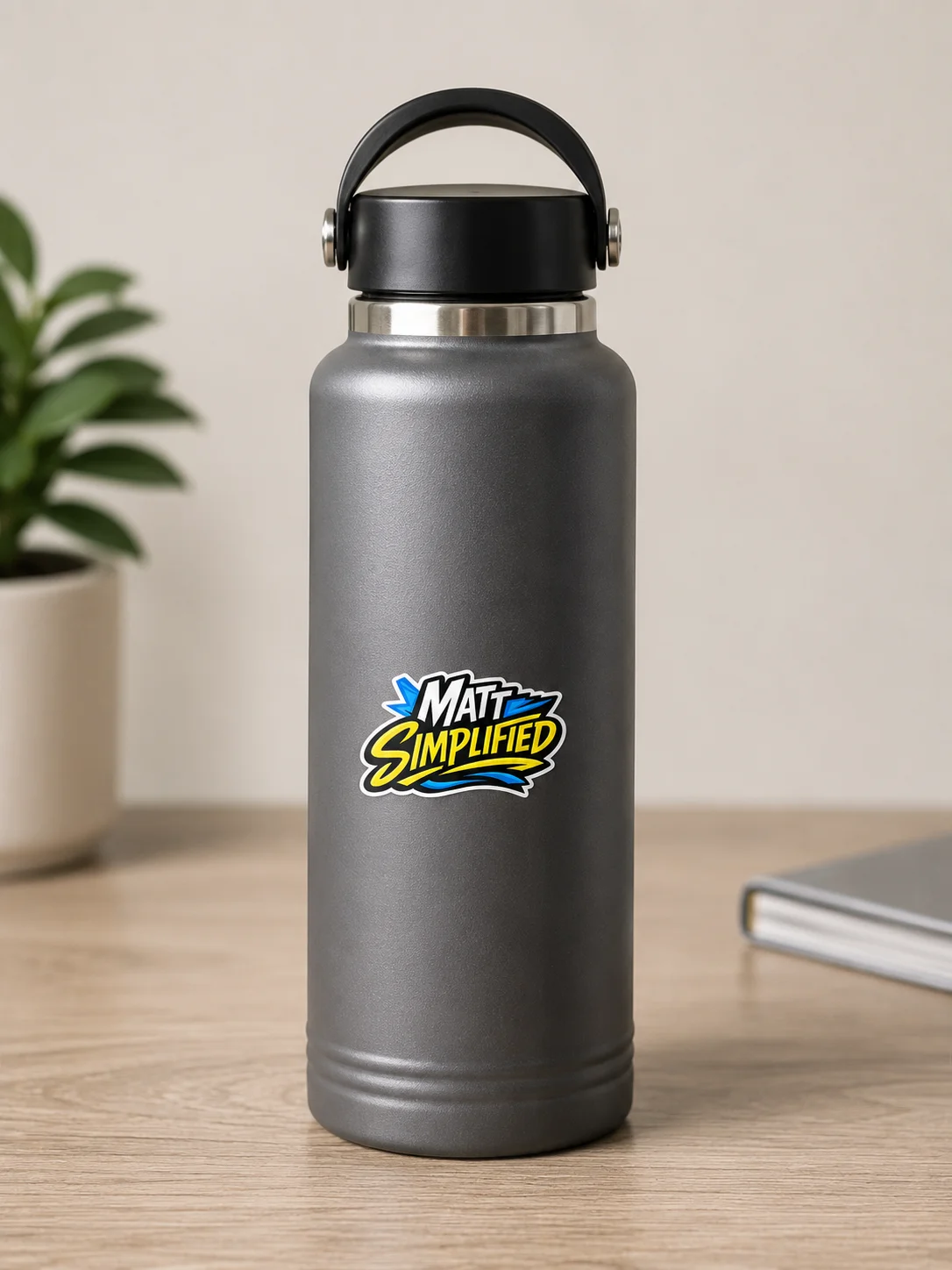 MattSimplified Logo Sticker product image (2)