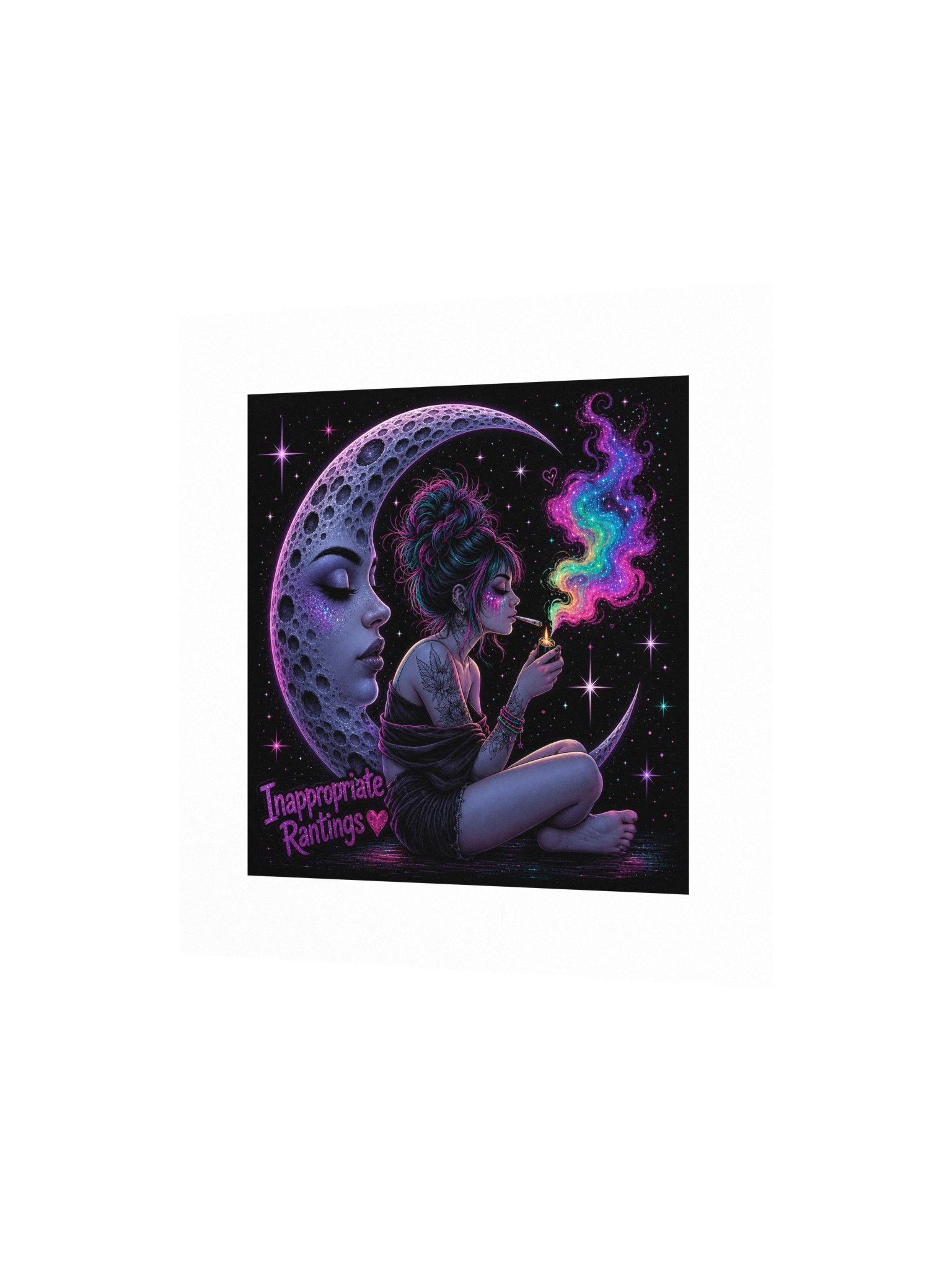 Cosmic Moon Girl Poster product image (6)