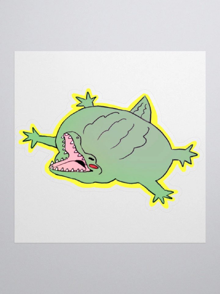 Flat Guy Cartoon Sticker product image (1)