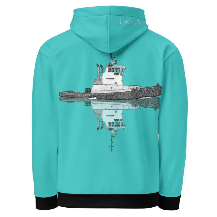 Tug Westrac & Reflection (Turquoise) – Performance Marine Wear | Twin Anchor Apparel North Current Line product image (1)