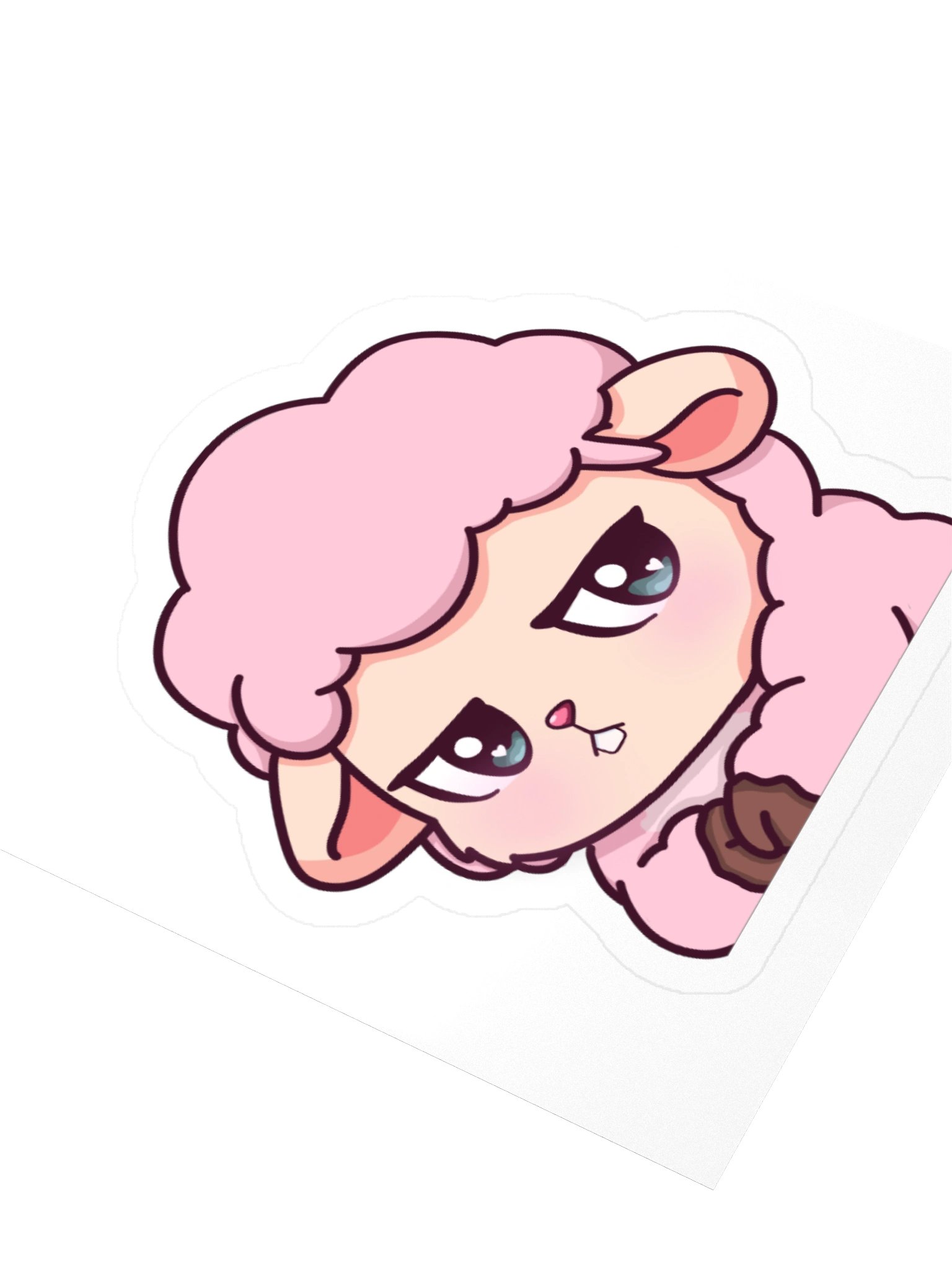 Side eye sheep sticker product image (9)