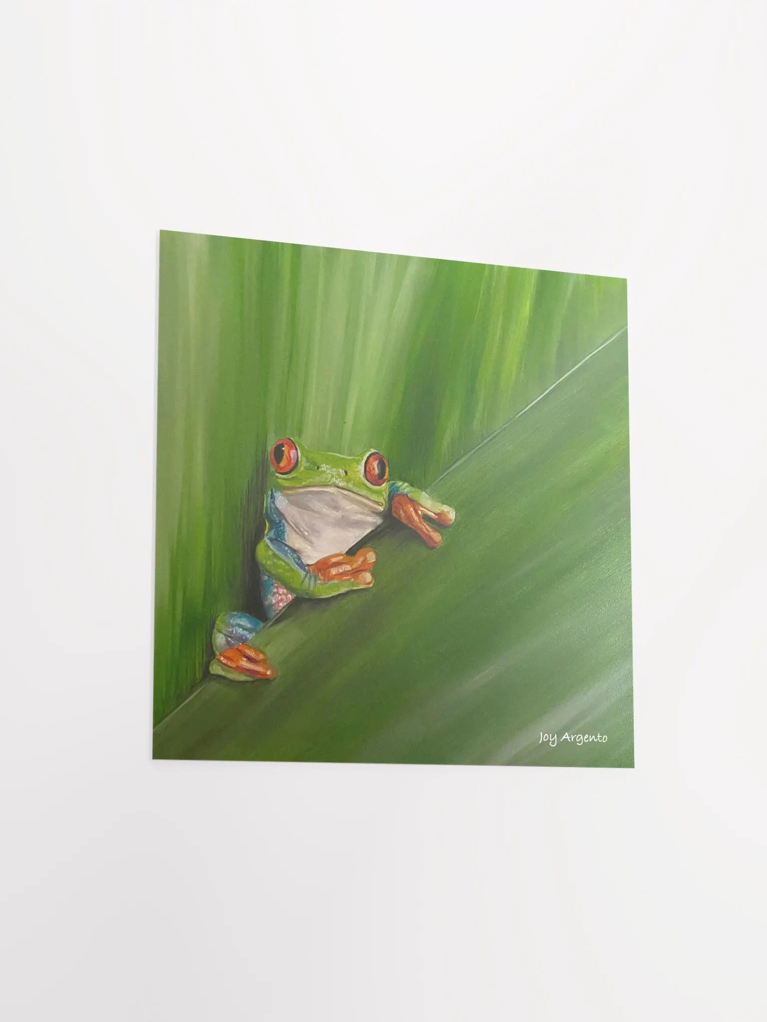 Tree Frog Peeping Print product image (4)