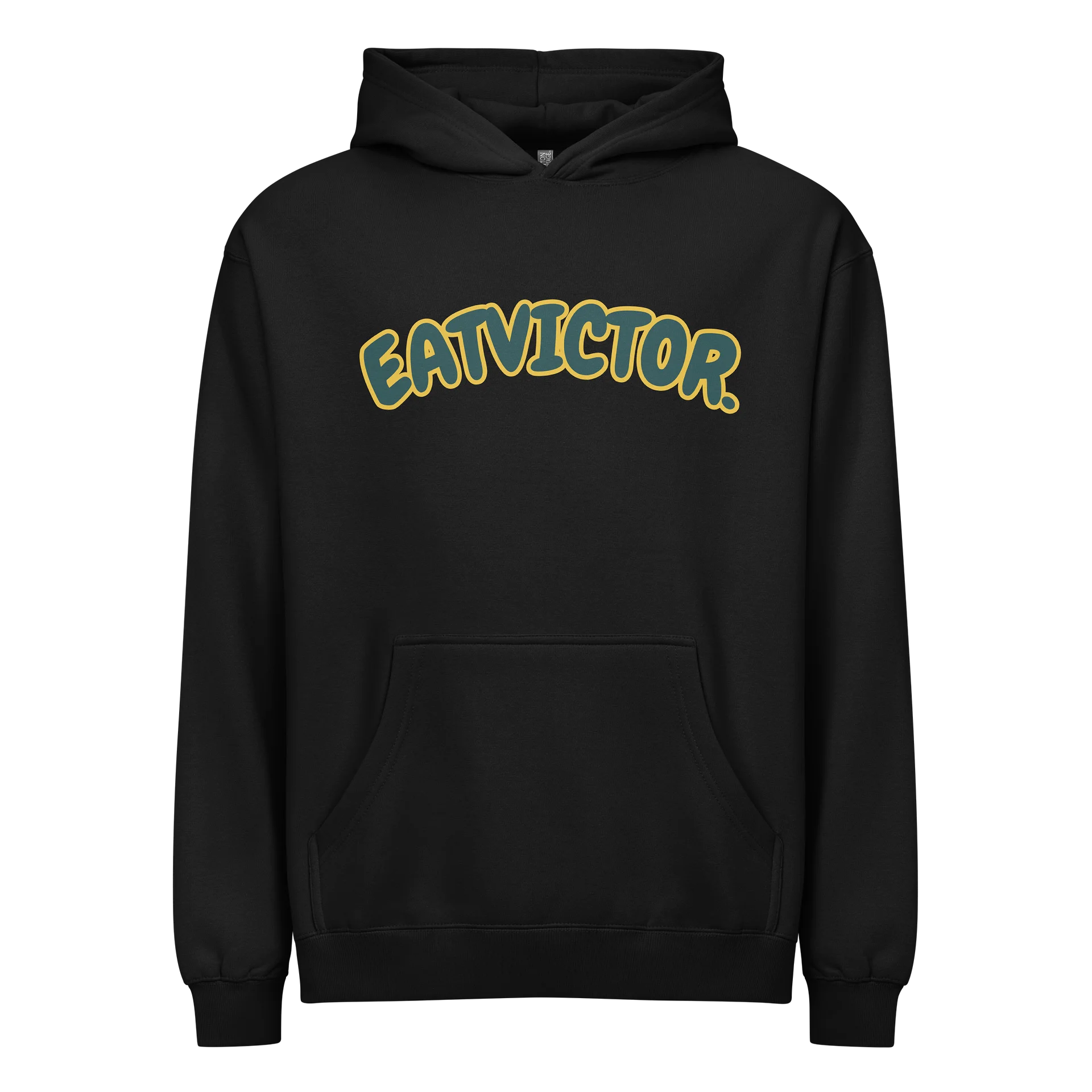 "EATVICTOR." ORIGINAL LOGO BOXY HOODIE. product image (1)