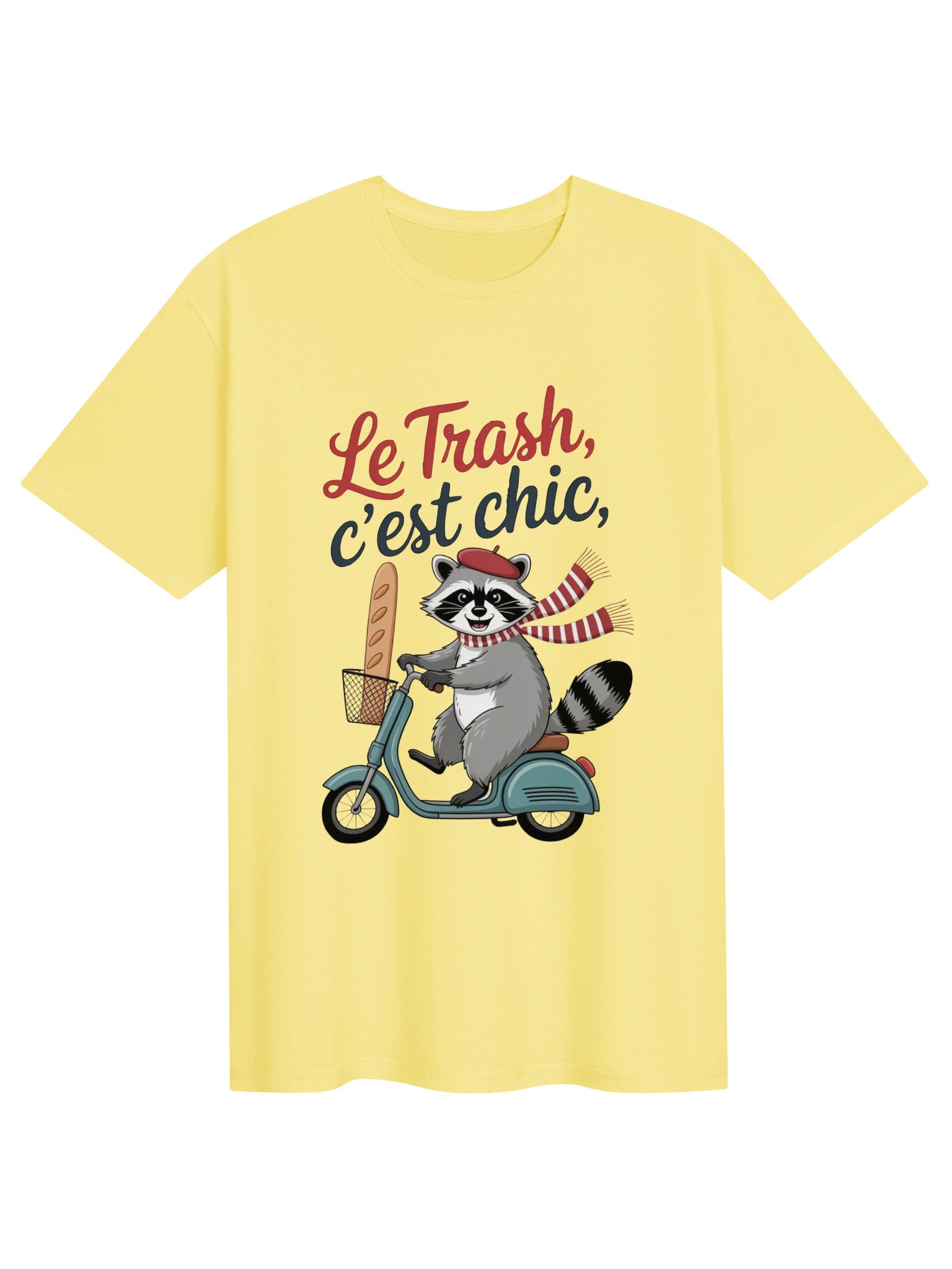 Raccoon T-Shirt | French Chic Trash Panda Graphic Tee for Raccoon Lovers product image (31)