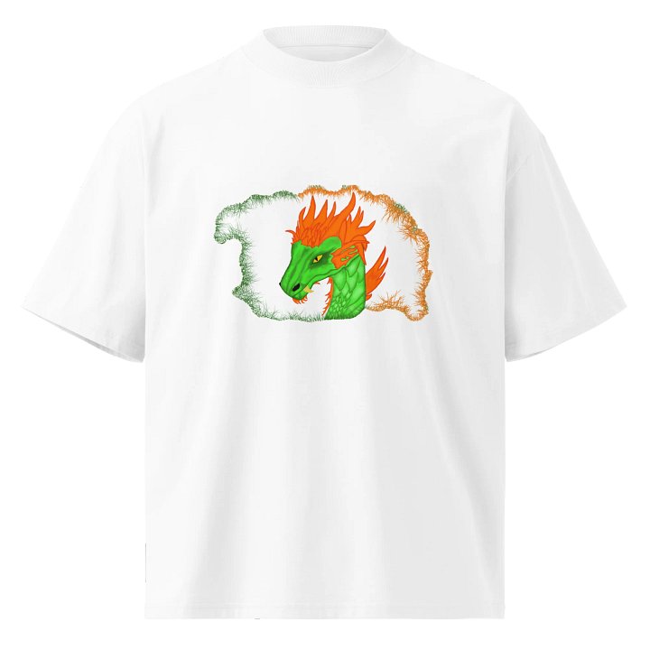 Dragon's Fury Organic Oversized T-Shirt product image (1)