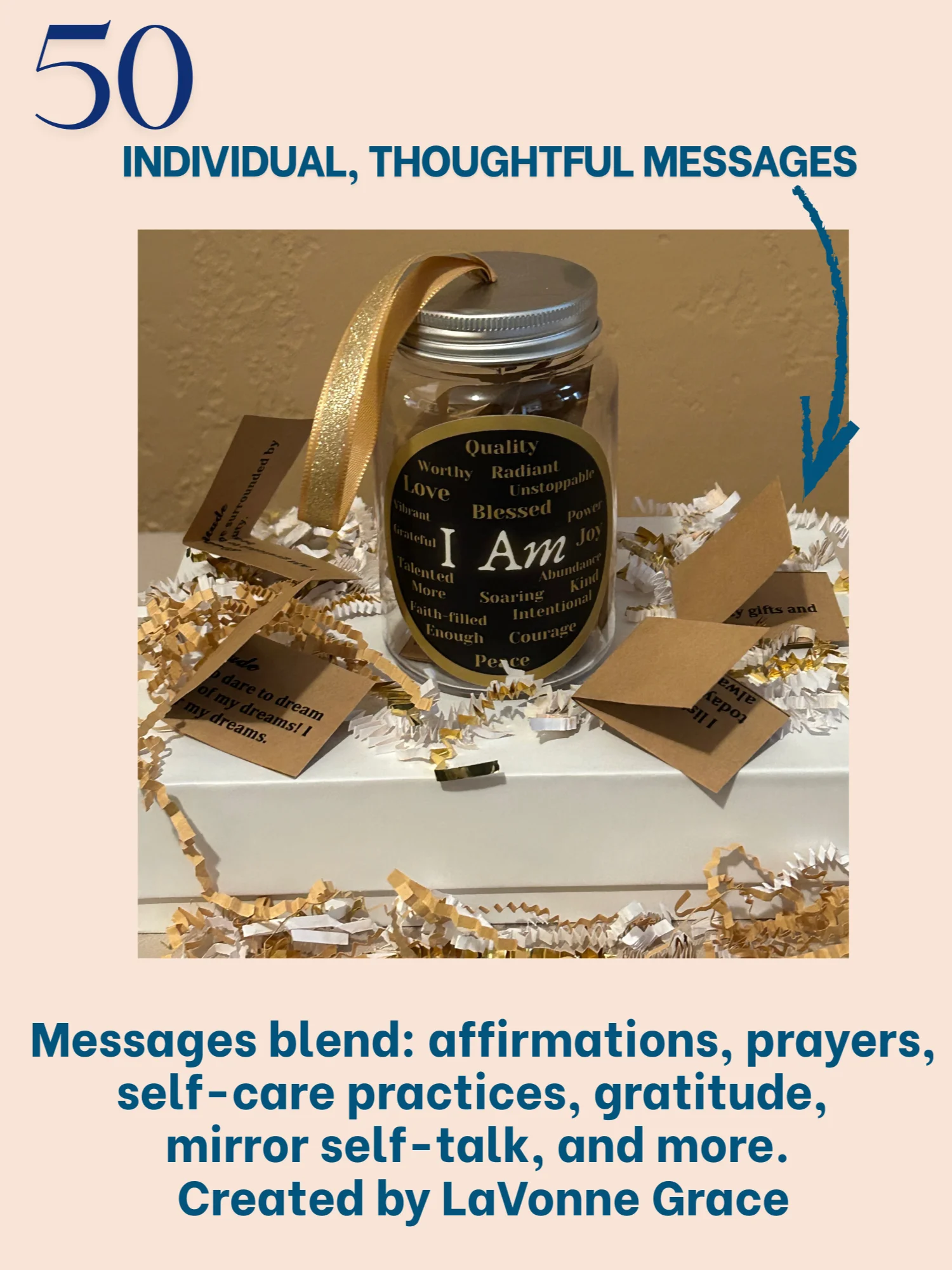 Bless Her Bundle: 10 Keepsake Affirmation Jars product image (6)