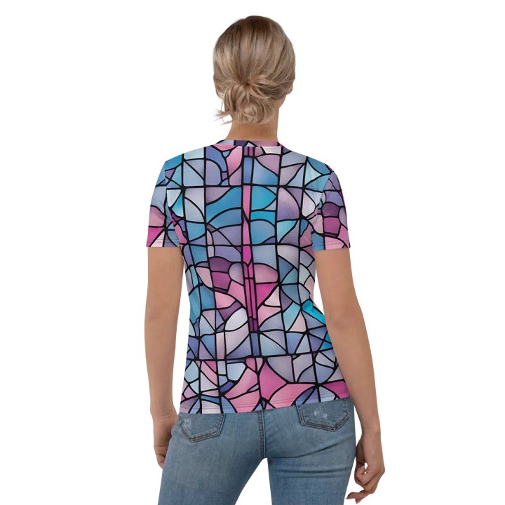Symmetrical Stained Glass Dreams Women's T-Shirt product image (1)