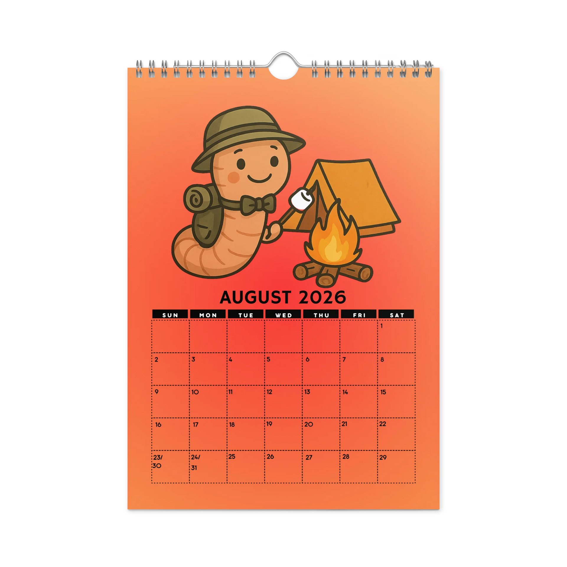 2026 Marcus the Worm Wall Calendar product image (8)